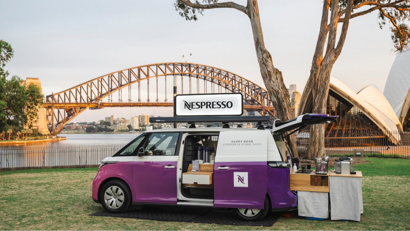 Nespresso, Happy Hour campaign imagery