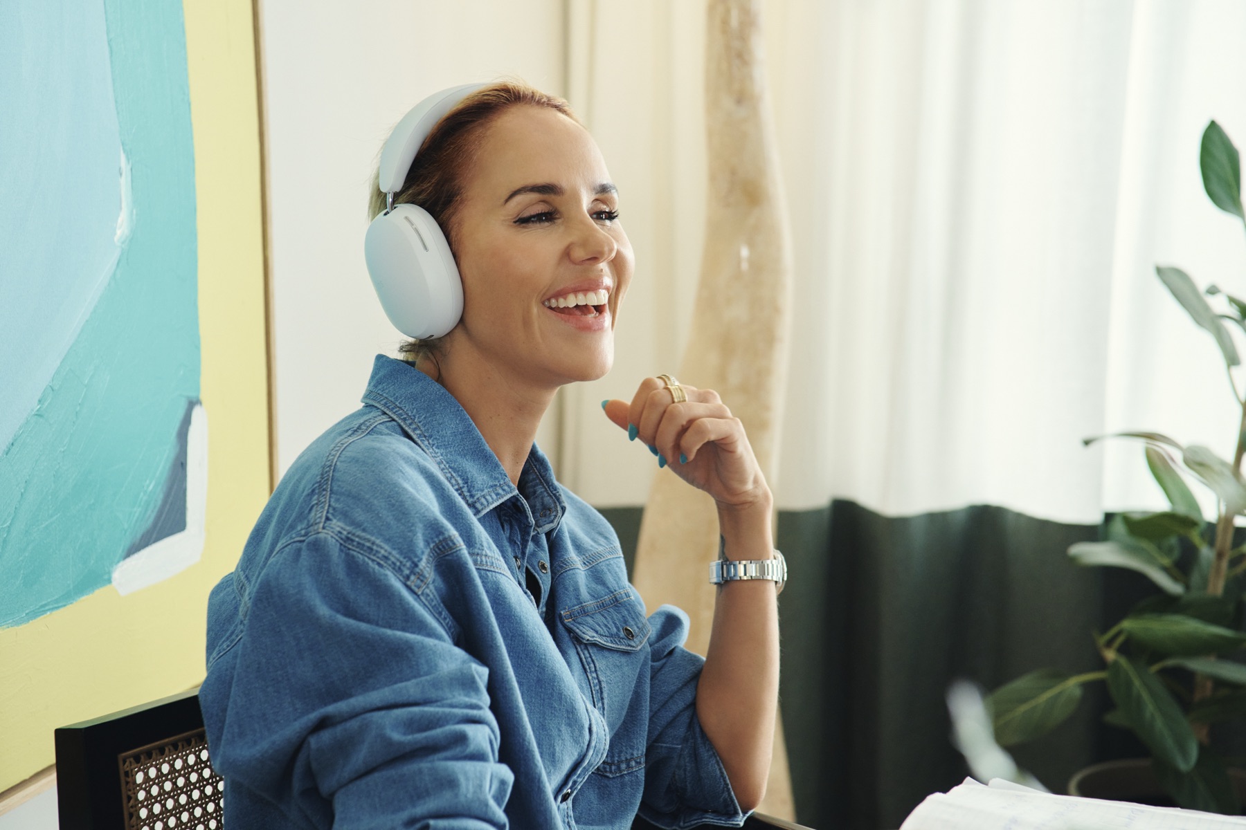 Sonos, Out of tech, into fashion campaign imagery