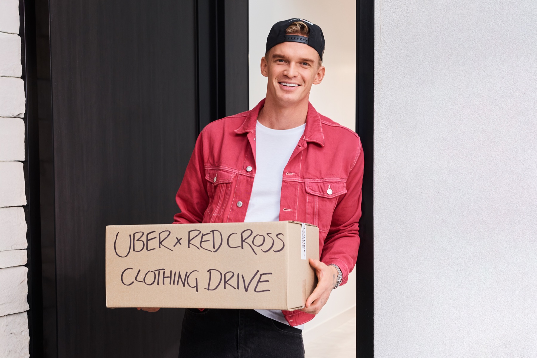 Uber x Red Cross, Donation Drive campaign imagery